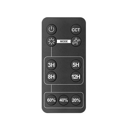LED Āra saules enerģijas prožektors ar sensoru LED/30W/6,4V IP65 3000/4000K 6000 mAh + tālvadības pults