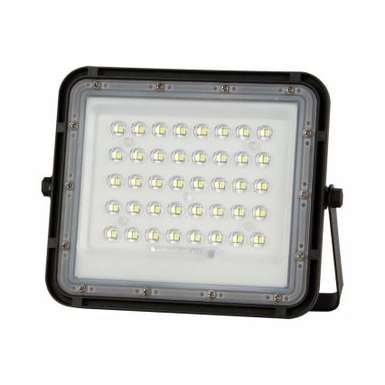 LED Āra aptumšojama saules enerģijas Prožektors LED/10W/3,2V IP65 4000K 6000 mAh melna + tālvadības pults