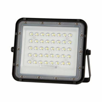 LED Āra aptumšojama saules enerģijas prožektors LED/10W/3,2V IP65 4000K melna + tālvadības pults