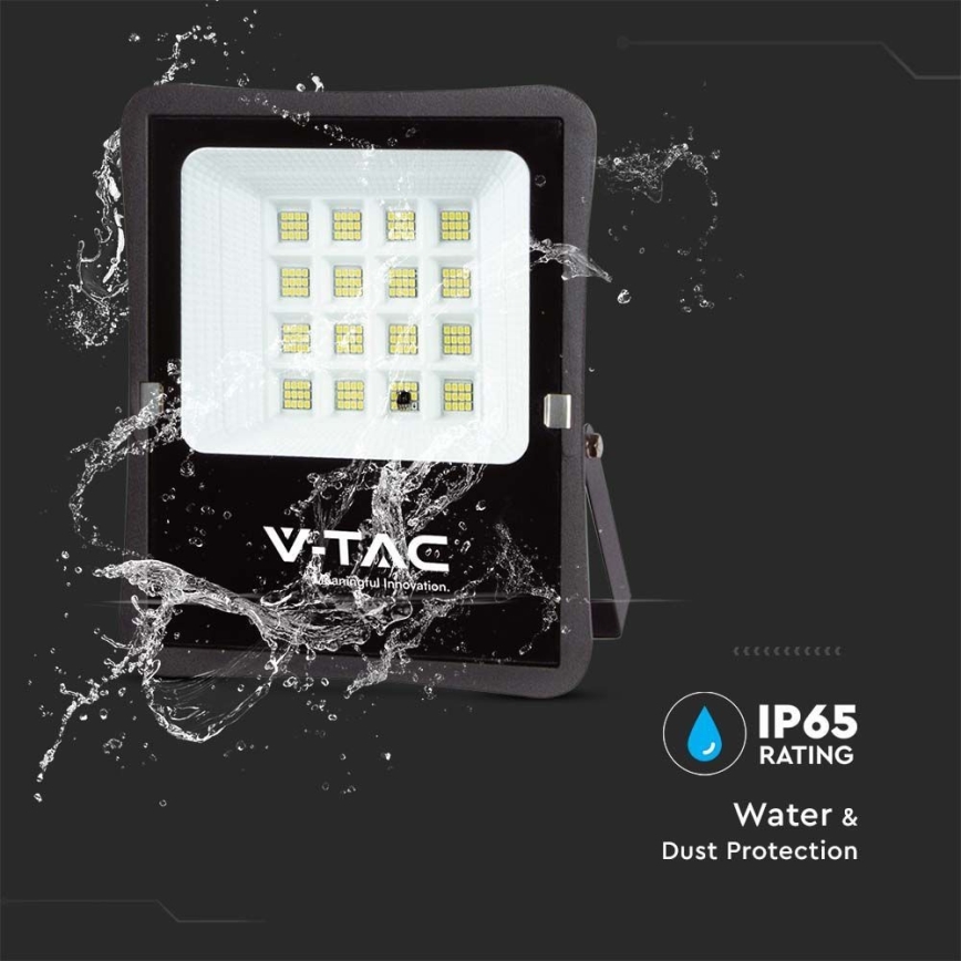 LED Āra saules enerģijas Prožektors LED/12W/3,2V 6400K IP65 + tālvadības pults