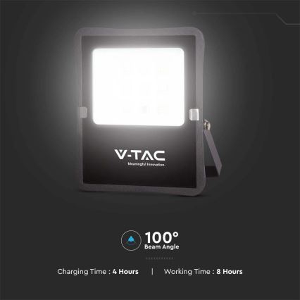 LED Āra saules enerģijas Prožektors LED/12W/3,2V 6400K IP65 + tālvadības pults
