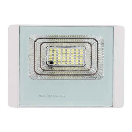 LED Āra saules enerģijas prožektors LED/12W/3,2V IP65 4000K + tālvadības pults