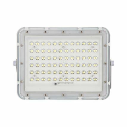 LED Āra aptumšojama saules enerģijas Prožektors LED/15W/3,2V IP65 4000K 12000 mAh balta + tālvadības pults