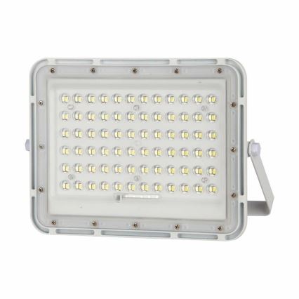 LED Āra aptumšojama saules enerģijas Prožektors LED/15W/3,2V IP65 4000K 12000 mAh balta + tālvadības pults