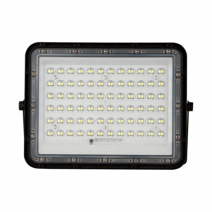LED Āra aptumšojama saules enerģijas Prožektors LED/15W/3,2V IP65 6400K 12000 mAh melna + tālvadības pults