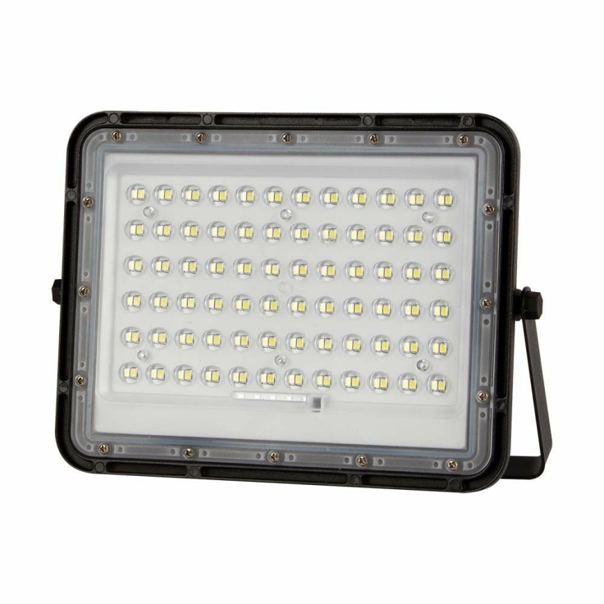 LED Āra aptumšojama saules enerģijas Prožektors LED/15W/3,2V IP65 6400K 12000 mAh melna + tālvadības pults