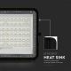 LED Āra aptumšojama saules enerģijas prožektors LED/15W/3,2V IP65 6400K melna + tālvadības pults