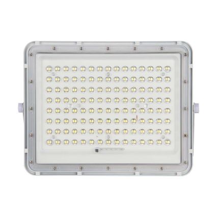 LED Āra saules enerģijas prožektors LED/20W/3,2V 4000K balta IP65 + tālvadības pults