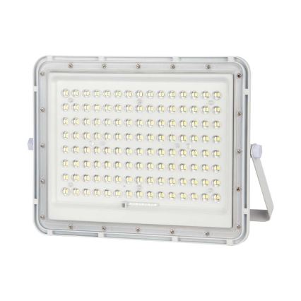 LED Āra saules enerģijas prožektors LED/20W/3,2V 4000K balta IP65 + tālvadības pults