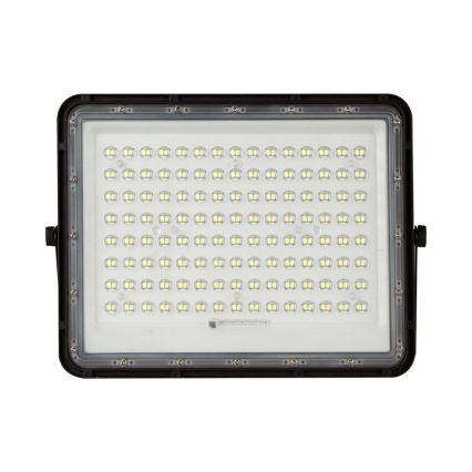 LED Āra saules enerģijas prožektors LED/200W/3,2V 4000K melna IP65 16000 mAh + tālvadības pults