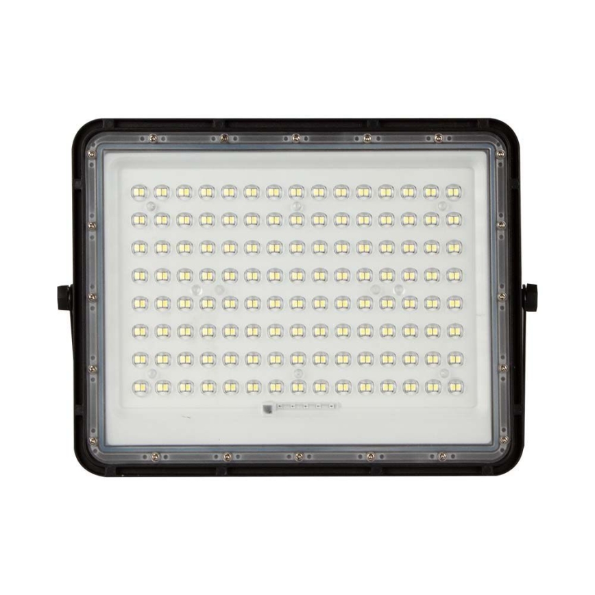LED Āra saules enerģijas prožektors LED/200W/3,2V 4000K melna IP65 16000 mAh + tālvadības pults