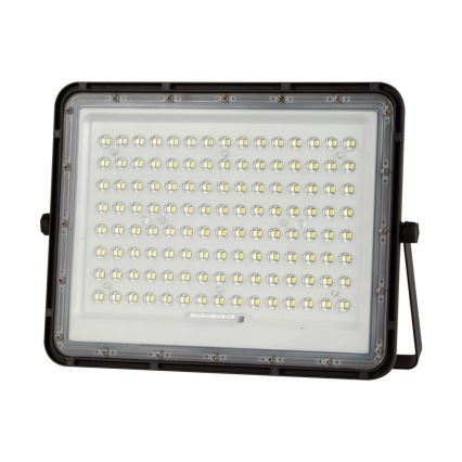 LED Āra saules enerģijas prožektors LED/200W/3,2V 4000K melna IP65 16000 mAh + tālvadības pults