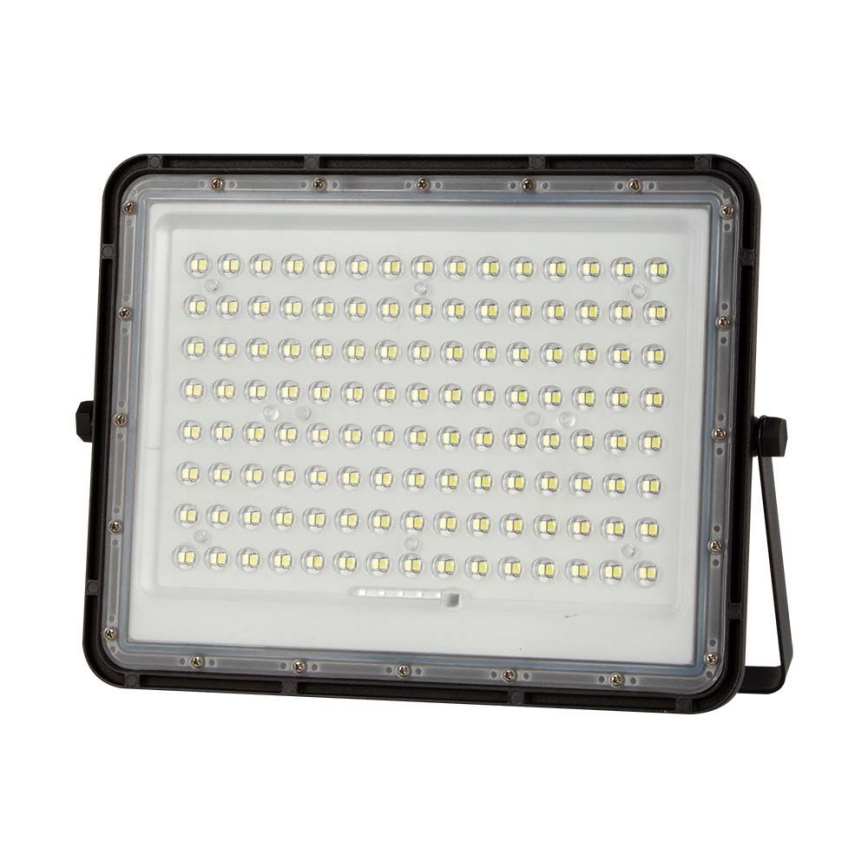 LED Āra saules enerģijas prožektors LED/200W/3,2V 4000K melna IP65 16000 mAh + tālvadības pults