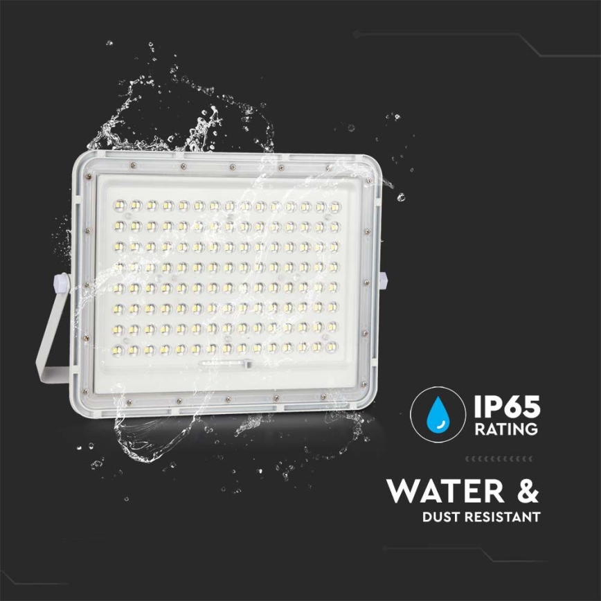 LED Āra saules enerģijas prožektors LED/20W/3,2V 6400K balta IP65 16000 mAh + tālvadības pults