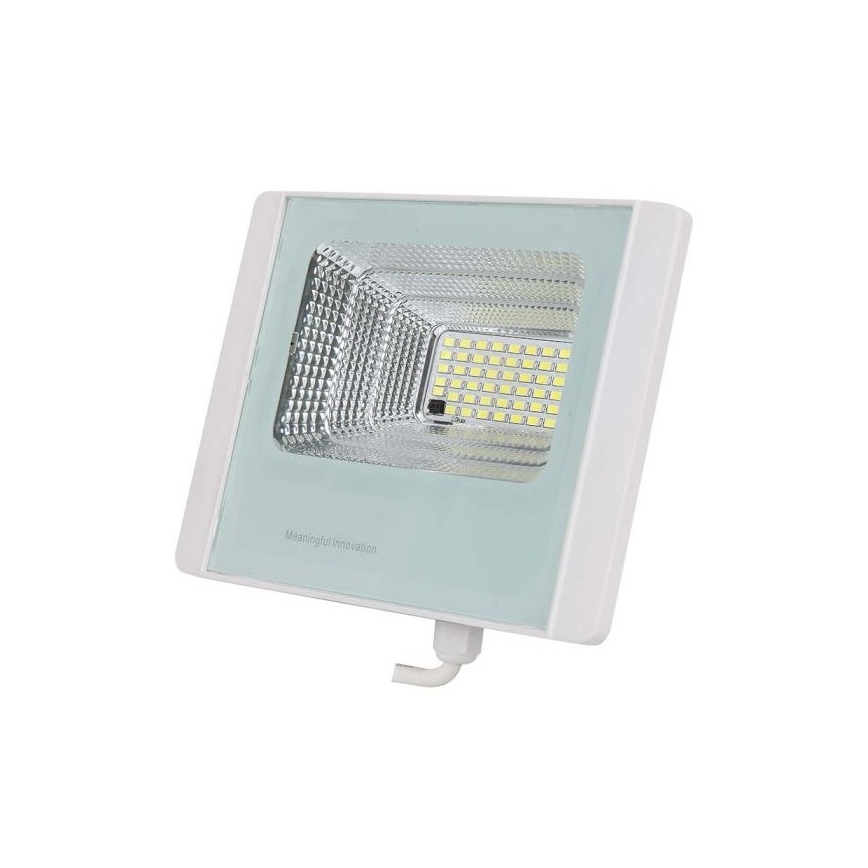 LED Āra saules enerģijas prožektors LED/20W/3,2V IP65 4000K 20000 mAh + tālvadības pults