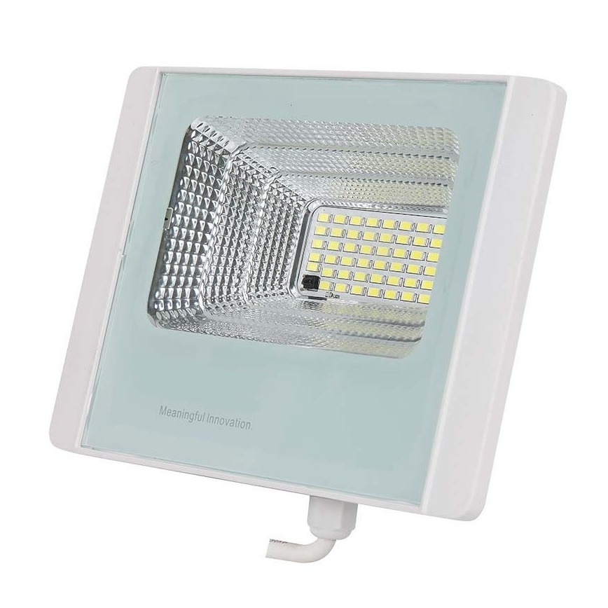 LED Āra saules enerģijas prožektors LED/20W/3,2V IP65 6400K + tālvadības pults