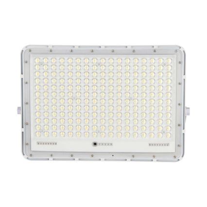 LED Āra saules enerģijas prožektors LED/30W/3,2V 4000K balta IP65 + tālvadības pults