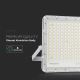 LED Āra saules enerģijas prožektors LED/30W/3,2V 4000K balta IP65 + tālvadības pults