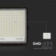 LED Āra saules enerģijas prožektors LED/30W/3,2V 4000K melna IP65 + tālvadības pults