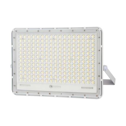 LED Āra saules enerģijas prožektors LED/30W/3,2V 6400K balta IP65 + tālvadības pults