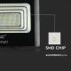 LED Āra saules enerģijas prožektors LED/40W/10V IP65 6000K + tālvadības pults