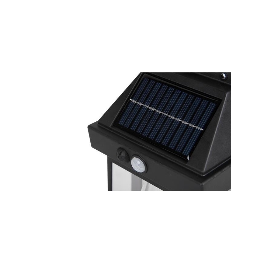 LED Āra saules enerģijas sienas lampa ar sensoru LED/1W/230V 1200mAh IP65