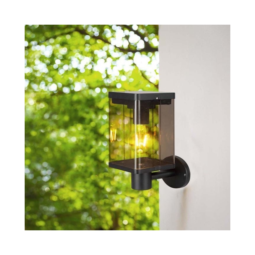 LED Āra saules enerģijas sienas lampa ar sensoru LED/2,5W/3,7V 3000K IP54