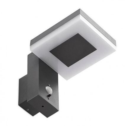 LED Āra saules enerģijas sienas lampa ar sensoru LED/5,5W/3,7V 3000K IP54