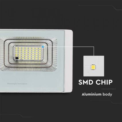 LED Āra saules reflektors LED/20W/3,2V IP65 4000K 20000 mAh + tālvadība