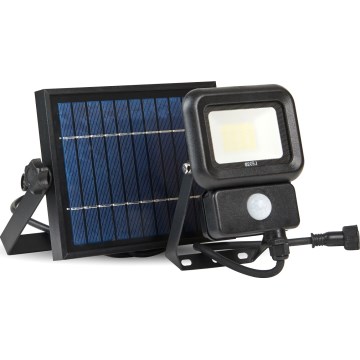 LED āra saules reflektors ar sensoru LED/10W/3,7V 6500K IP65 2200 mAh