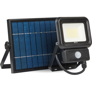 LED āra saules reflektors ar sensoru LED/20W/3,7V 6500K IP65 4400 mAh