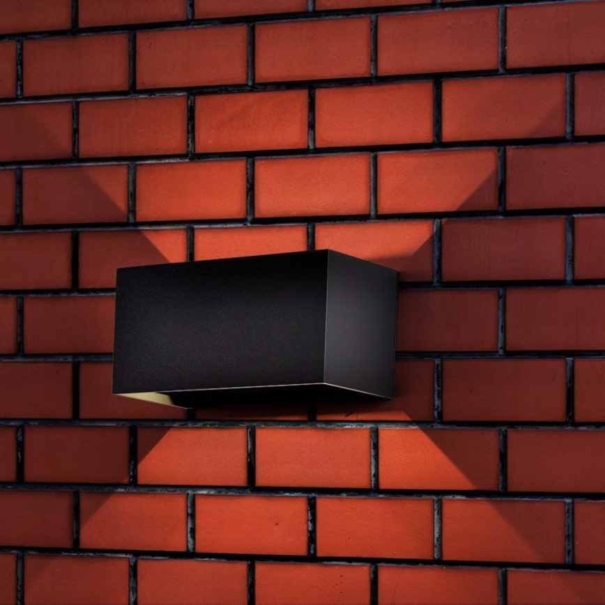 LED āra sienas gaismeklis, 24 W, 230 V, 3000 K, IP65, antracīts