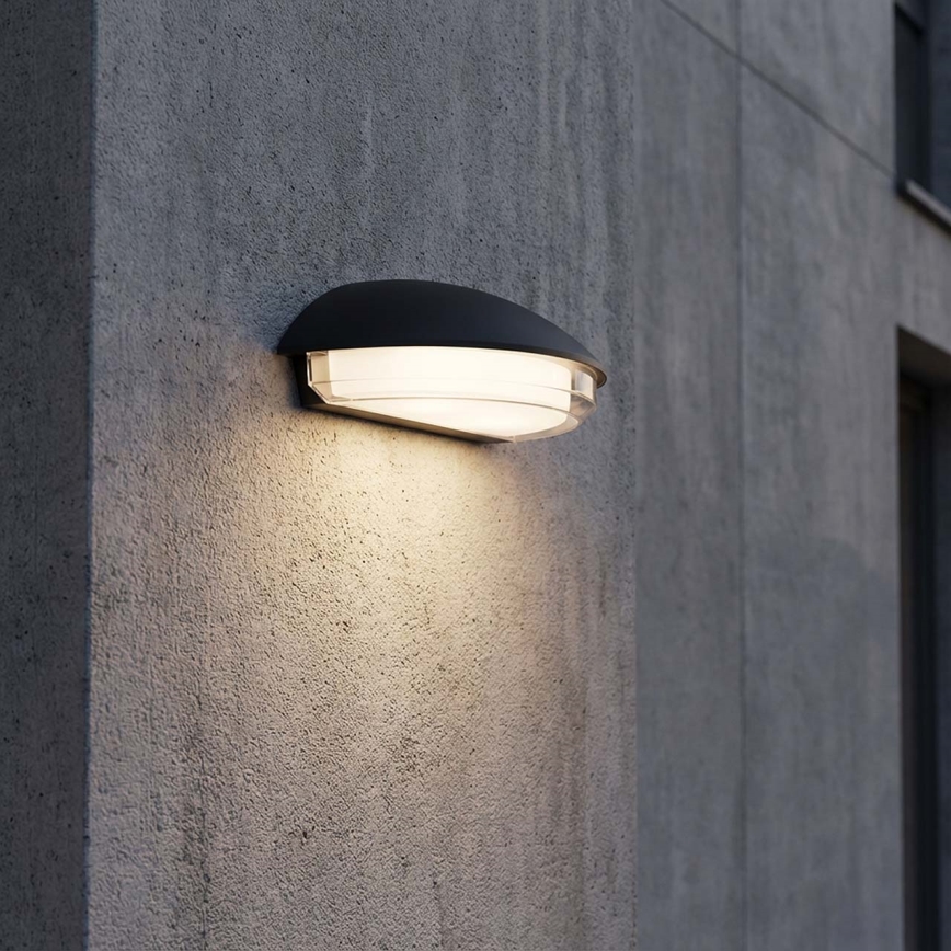 LED āra sienas gaismeklis ALABAMA LED/12W/230V IP54 melns
