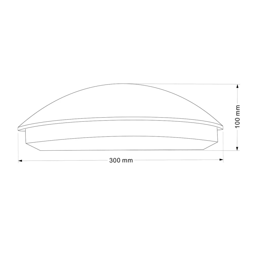 LED āra sienas gaismeklis ALABAMA LED/12W/230V IP54 melns