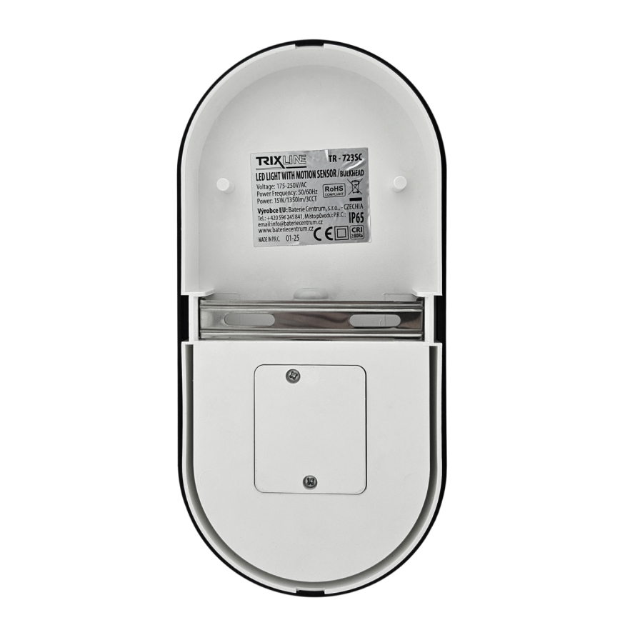 LED dimmējamais āra sienas gaismeklis ar kustības sensoru LED/12/15/18W/230V 3000K/4000K/6500K IP65 melns/balts