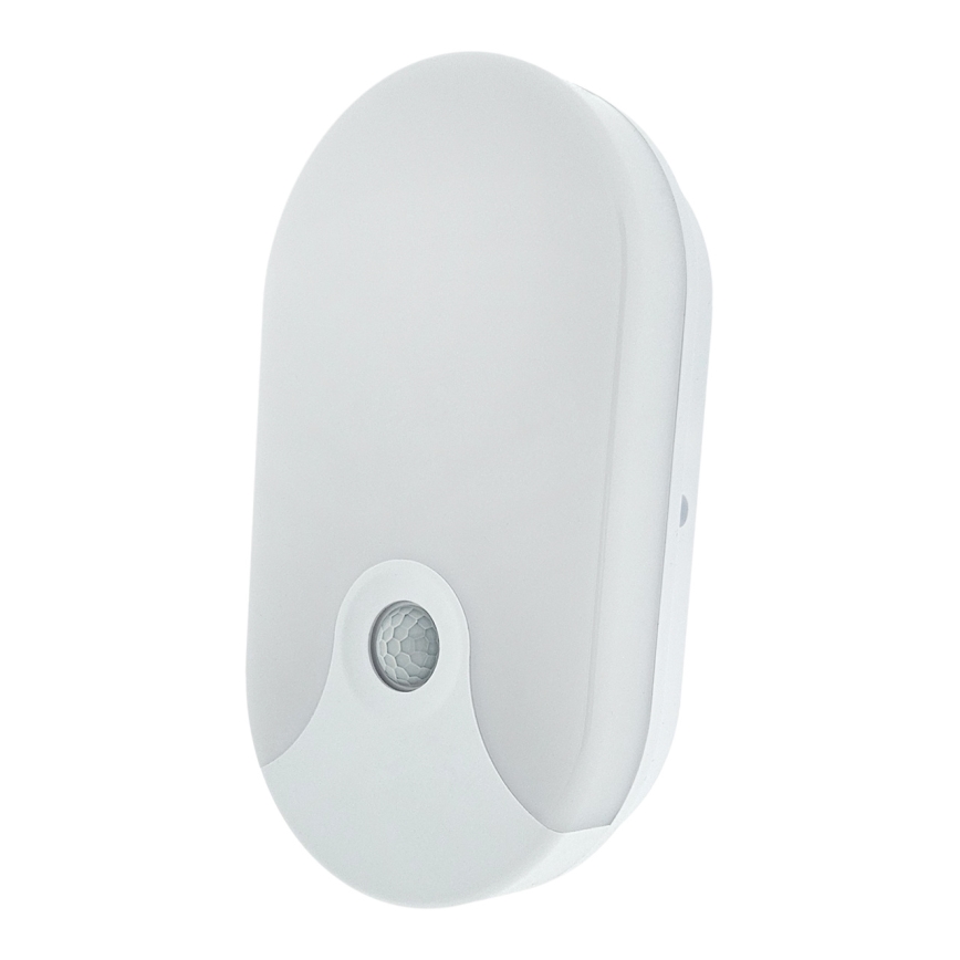 LED āra sienas gaismeklis ar kustības sensoru LED/18W/230V IP44 antracīta krāsā