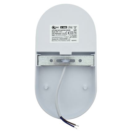 LED āra sienas gaismeklis ar kustības sensoru LED/18W/230V IP44 antracīta krāsā