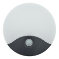 LED āra sienas gaismeklis ar kustības sensoru LED/18W/230V IP44 antracīts