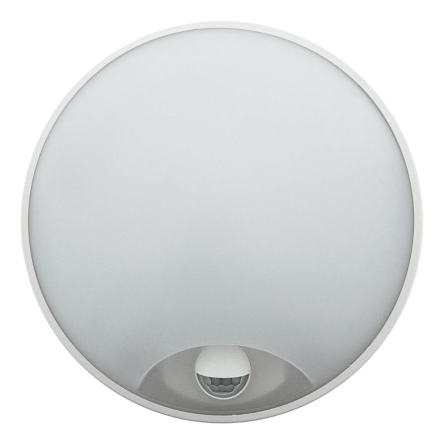 LED āra sienas gaismeklis ar regulējamu spilgtumu un kustības sensoru LED/15/18/20W/230V 3000K/4000K/6500K IP65 melns/balts