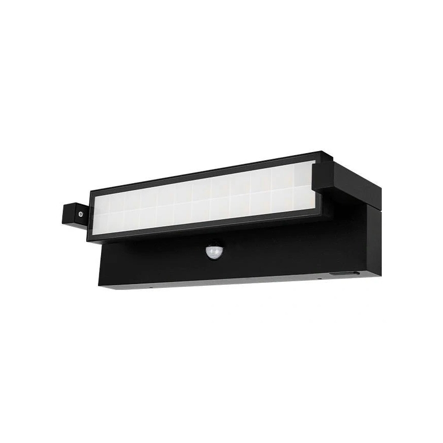 LED āra sienas gaismeklis ar kustības un krēslas sensoru LED/36W/230V 3000/4000/6500K IP54 melns