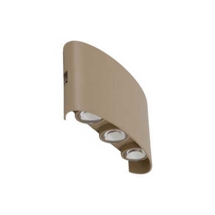 LED āra sienas gaismeklis ARROW LED/6W/230V IP54 bēšs
