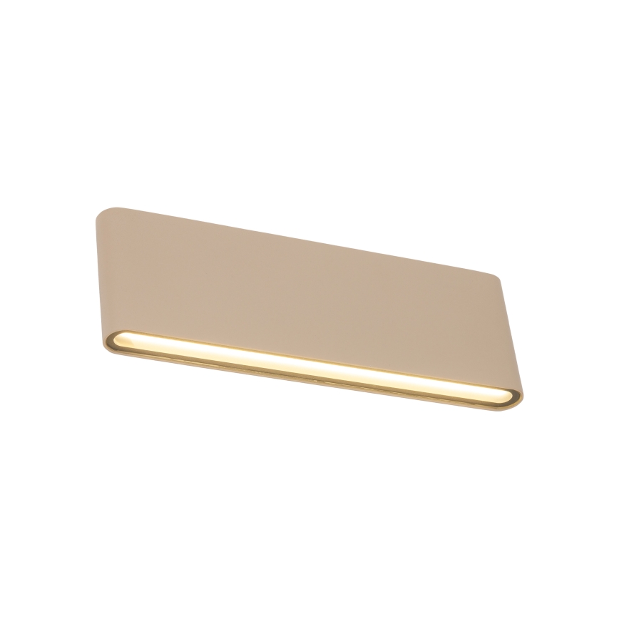 LED Āra sienas gaismeklis ARWENA L LED/12W/230V IP54 bēšs