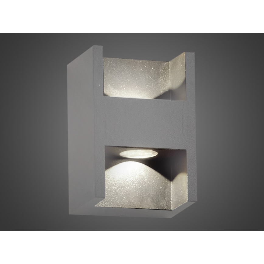 LED Āra sienas gaismeklis CISSA 2xLED/2W/230V IP54