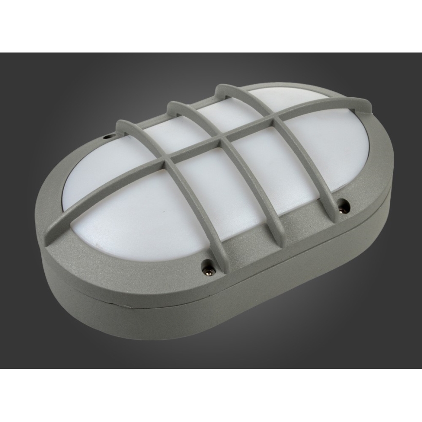 LED āra sienas gaismeklis FRAY LED/8W/230V IP54 pelēks
