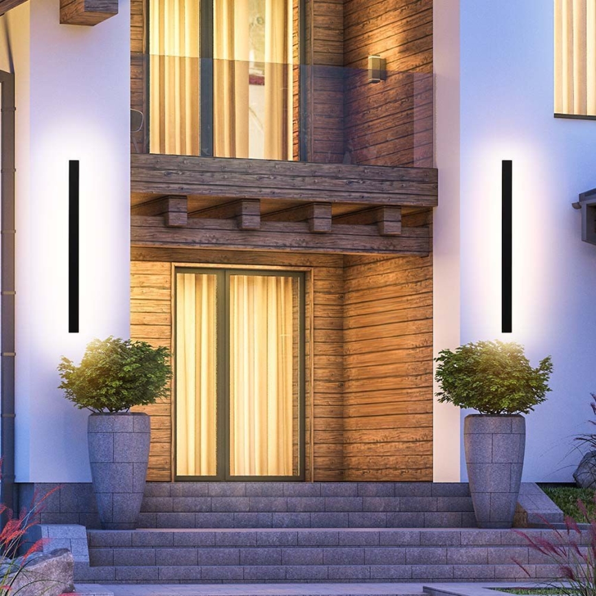 LED āra sienas gaismeklis LED/10W/230V 3000K IP65 51 cm antracīts