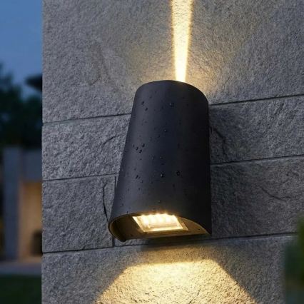 LED āra sienas gaismeklis LED/11W/230V IP65 melns