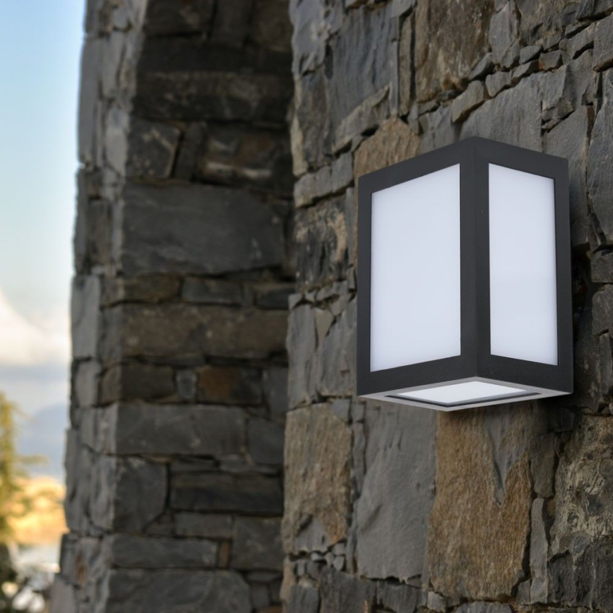 LED āra sienas gaismeklis LED/12W/230V 6400K IP65 melns