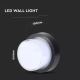 LED Āra sienas gaismeklis LED/12W/230V IP65 3000K