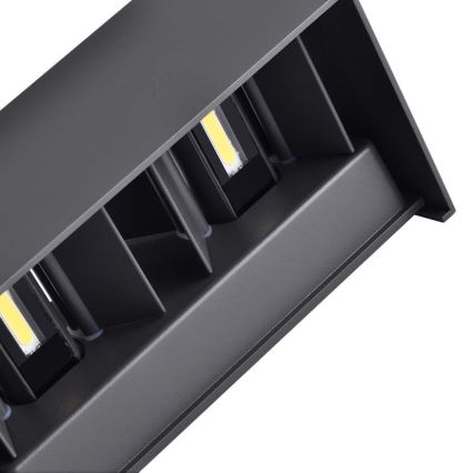 LED Āra sienas gaismeklis LED/24W/230V 4000K IP65 melns