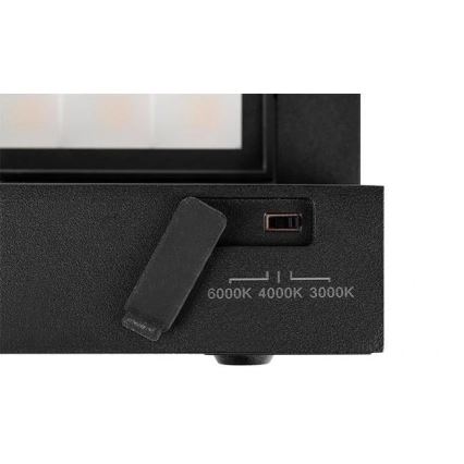 LED āra sienas gaismeklis LED/36W/230V 3000/4000/6500K IP54 melns